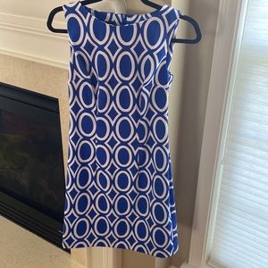 ALYX blue & white fitted dress